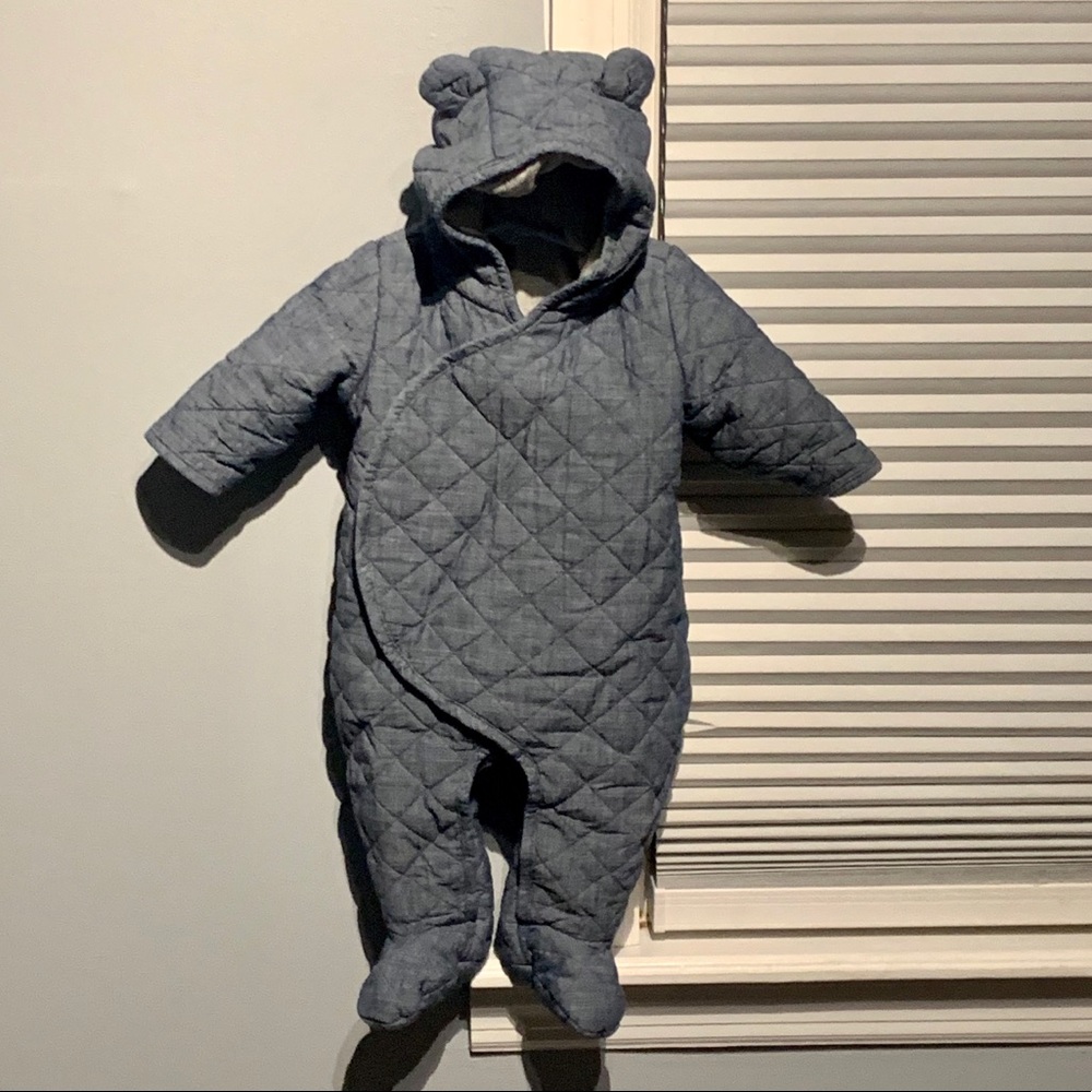 Baby Gap Quilted Chambray One Piece (3-6 months)
